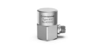 CRY432 Accelerometer, 1 Axis, 5mv/g, ±1000g pk, 1Hz to 12kHz