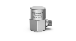CRY434 Accelerometer, 1 Axis, 100mv/g, ±50g pk, 0.5Hz to 8kHz