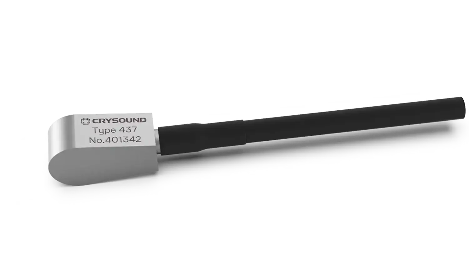 CRY437 Accelerometer, 1 Axis, 10mv/g, ±500g pk, 2Hz to 8kHz