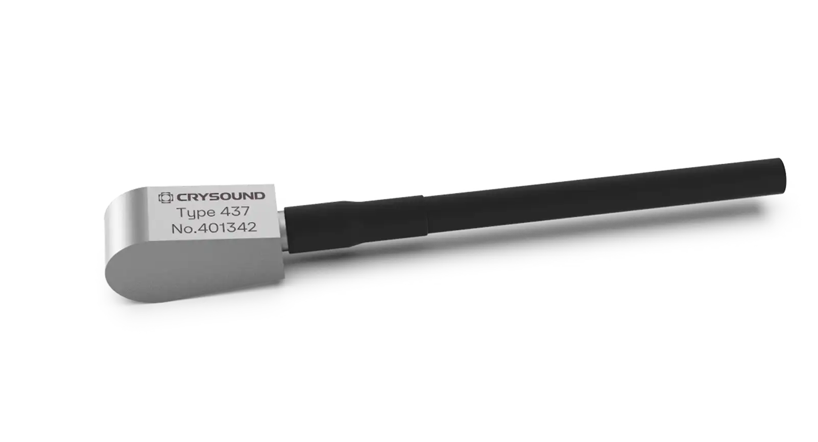 CRY437 Accelerometer, 1 Axis, 10mv/g, ±500g pk, 2Hz to 8kHz