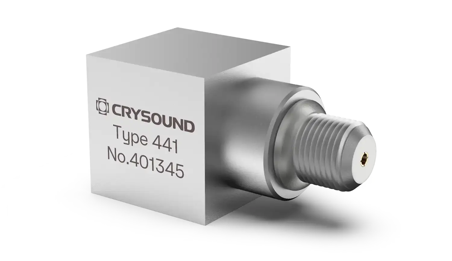 CRY441 Charge Accelerometer, 1 Axis, 5pC/g, ±2500g pk, 1Hz to 10kHz