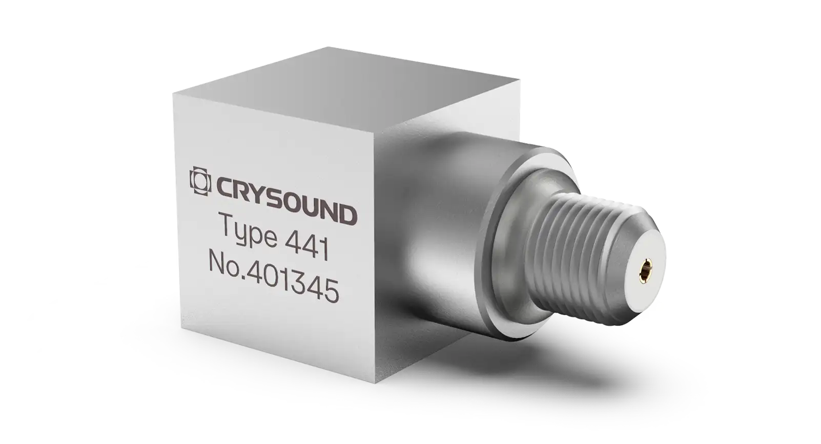 CRY441 Charge Accelerometer, 1 Axis, 5pC/g, ±2500g pk, 1Hz to 10kHz