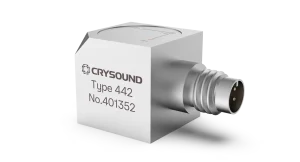 CRY442 Accelerometer, Triaxial, 100mv/g, ±50g pk, 0.5Hz to 5kHz