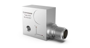 CRY443 Accelerometer, Triaxial, 50mv/g, ±100g pk, 1Hz to 4kHz