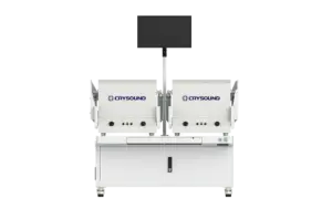 CRY723 Pneumatic Acoustic Test Chamber for automated sound testing and noise measurement applications.