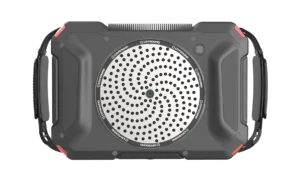 Rear view of the CRY8125 acoustic imaging camera microphone array.