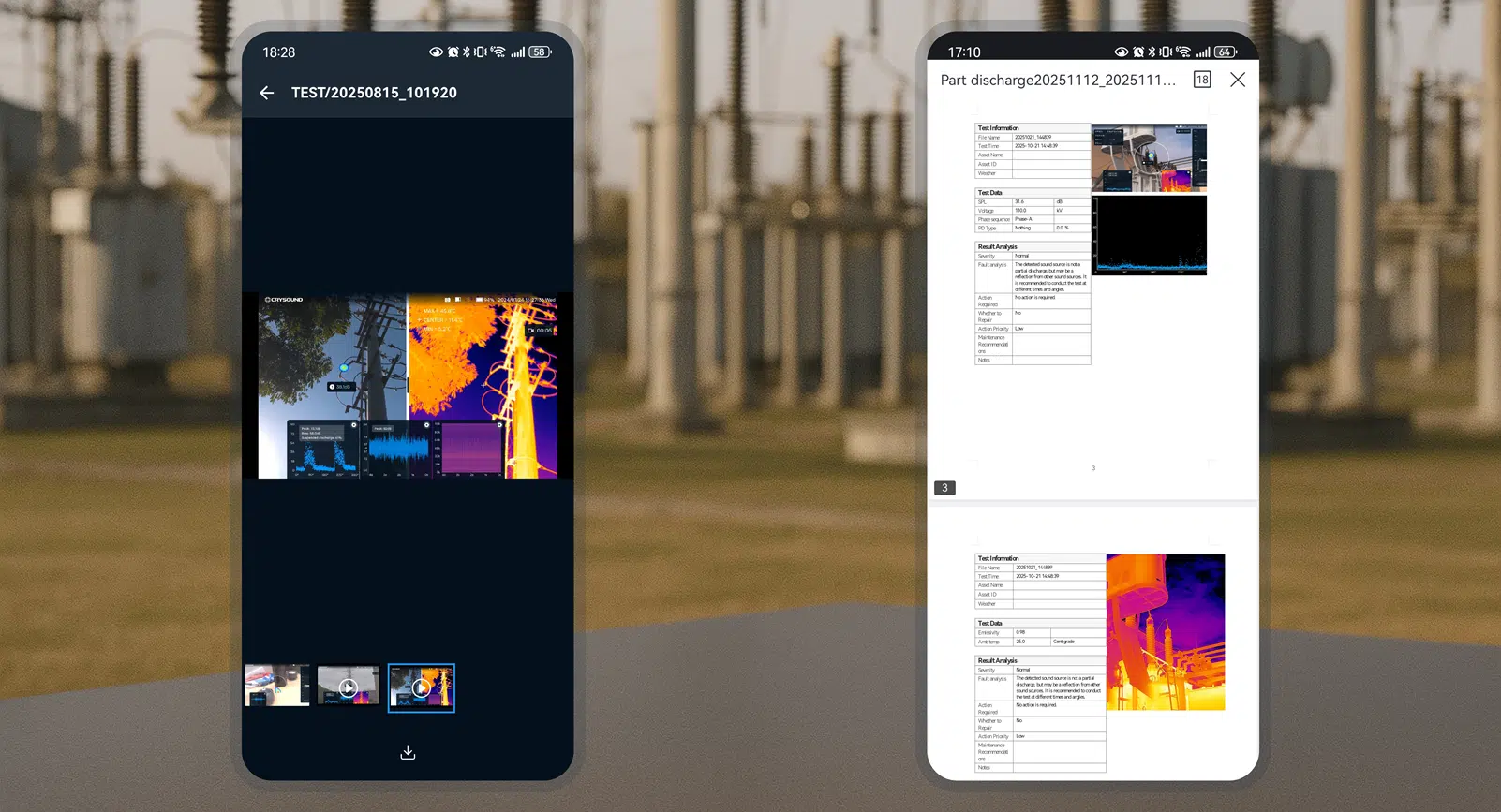Prévisualiser les photos, vidéos et rapports
