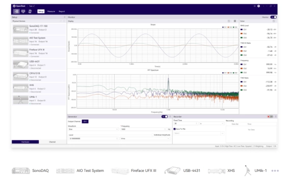 Open Audio and NVH Testing Software - OpenTest