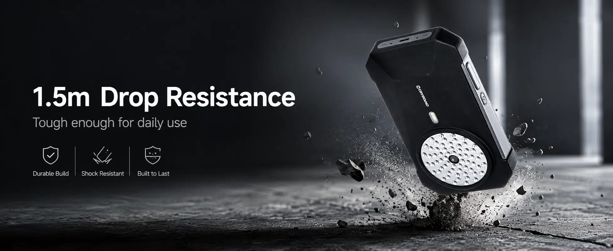 Acoustic camera with 1.5 m drop resistance designed for durable industrial inspections and field use