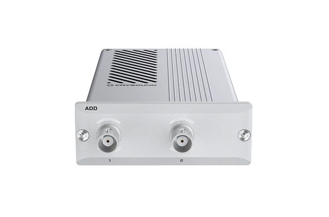 The CRY5085 ADD analog output module is a professional test device designed for high-quality acoustic excitation and precision signal generation.