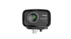 Module de caméra thermique CRYSOUND IA1301 avec boîtier compact et connecteur USB-C.