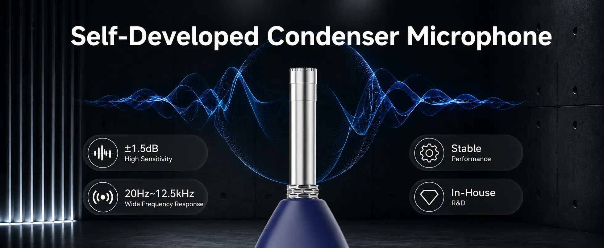 CRY2832-2 Pro sound level meter with self-developed condenser microphone