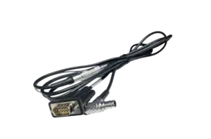 0B 4-Pin Right-Angle Aviation Connector (Male) to DB9 Male Cable