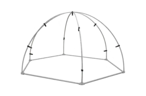 Sound Power Measurement Test Frame, 1.5 m radius hemisphere, compliant with ISO 3744/3745/3746 standards for survey, engineering, and precision methods, aluminum alloy, TA0205 microphone clamp not included.