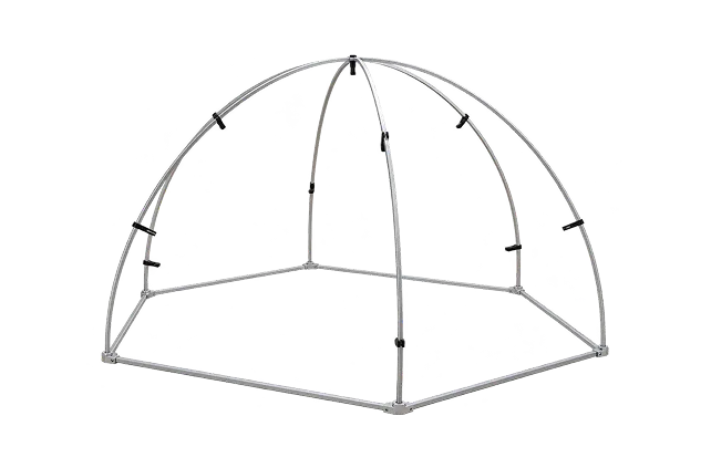 Sound Power Measurement Test Frame, 1.5 m radius hemisphere, compliant with ISO 3744/3745/3746 standards for survey, engineering, and precision methods, aluminum alloy, TA0205 microphone clamp not included.