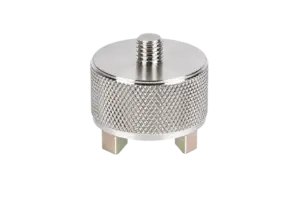 TA0107 Horseshoe Magnetic Base, Ø25.5 × 18 mm, Conductive, 150 N Holding Force, Operating Temperature ≤80°C.