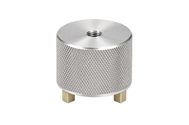 TA0108 Horseshoe Magnetic Base, Ø30 × 25 mm, 1/4-28 Female Thread, Conductive, 180 N Holding Force, Operating Temperature ≤80°C.