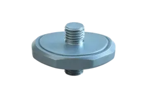 TA0121 Adapter Nut, Ø25 × 21.8 mm, 1/4-28 to M10 × 1.5 Thread.