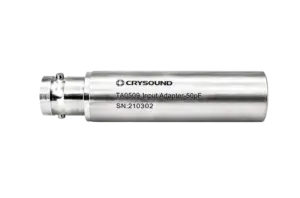 TA0509 – 1/2" Input Adapter (50 pF), for simulating a 50 pF measurement microphone and testing a 1/2-inch preamplifier.