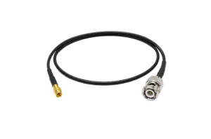 Microdot (M5, 10-32 UNF) Straight-to-BNC RF Cable