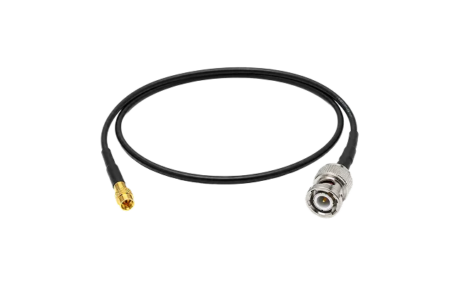 Microdot (M5, 10-32 UNF) Straight-to-BNC RF Cable